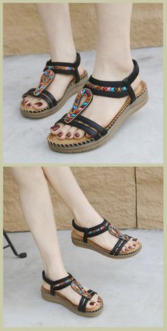 Xăng Đan Nữ SiKetu Đế Bằng Thời Trang Âu Mỹ - Quai Đính Kiểu Năng Động, Sang Trọng Từ 36-40