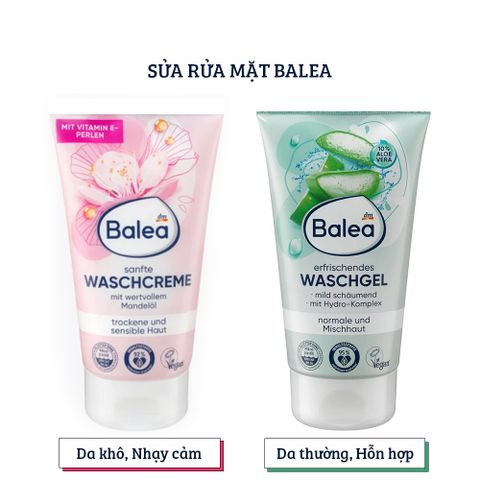 Sữa rửa mặt thuần chay Balea Wasch 150ml Đức
