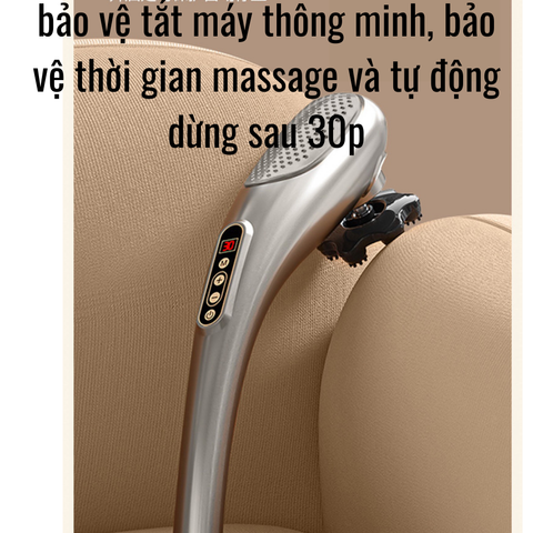 Máy massage cá heo cầm tay cao cấp sạc Pin, cây massage cầm tay
