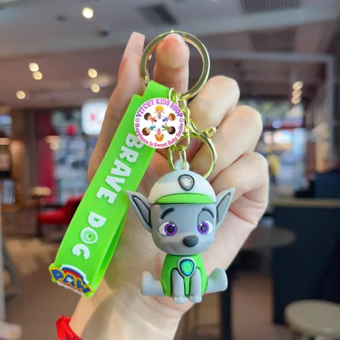 Móc khóa đồ chơi, phụ kiện treo balo nhân vật hoạt hình Đội chó cứu hộ PAW PATROL dễ thương cho bé