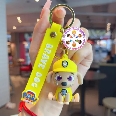 Móc khóa đồ chơi, phụ kiện treo balo nhân vật hoạt hình Đội chó cứu hộ PAW PATROL dễ thương cho bé