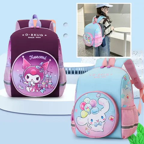 Balo cho bé đi học mẫu giáo 3-6 tuổi họa tiết hoạt hình KUROMI MELODY đáng yêu