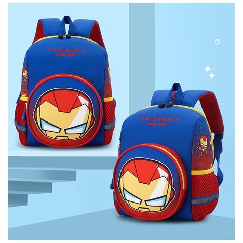 [Iron Man] Dành cho bé đam mê siêu anh hùng Iron Man - Người Sắt Balo, Nón, Bóp Viết 3D