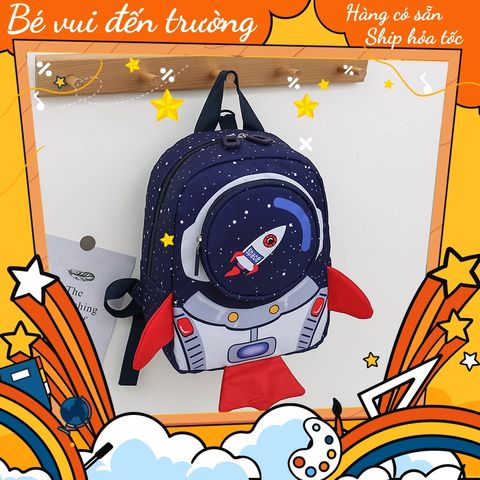 Balo Phi Thuyền chống đi lạc cho bé đi mẫu giáo 2-6 tuổi