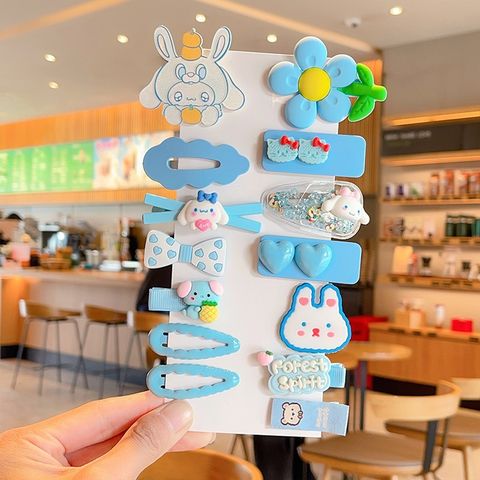 Set Kẹp Tóc 14 Chi Tiết Mẫu Mới cho bé gái phong cách Hàn Quốc cực kỳ đáng yêu