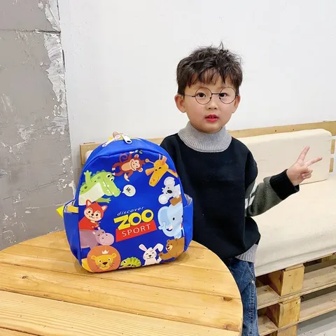 Balo cho bé đi học mẫu giáo 3-6 tuổi họa tiết hoạt hình đáng yêu