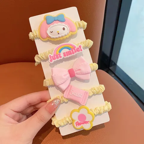 Cột Tóc, Buộc Tóc Gấu Dâu Hồng Lotso Cho Bé Xinh Xắn Đáng Yêu