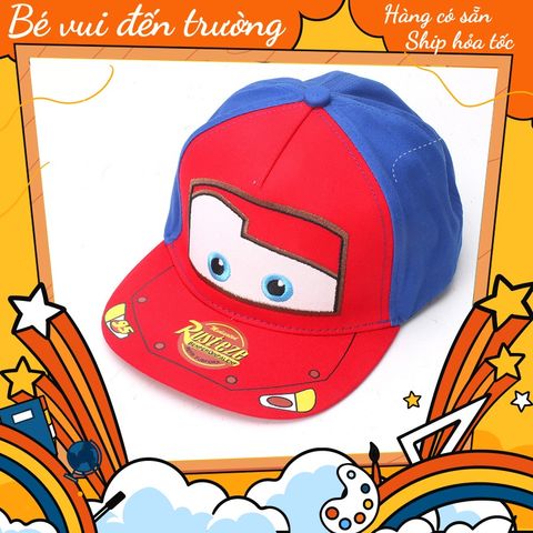 Nón Lưỡi Trai Car Siêu Cá Tính Cho Bé 3-8 Tuổi - Chất Liệu Kaki Cao Cấp, Điều Chỉnh Kích Cỡ Tiện Lợi