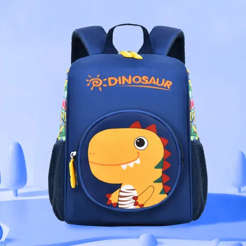 Balo cho bé đi học 4-8 tuổi Vịt Tuba và Khủng Long đáng yêu