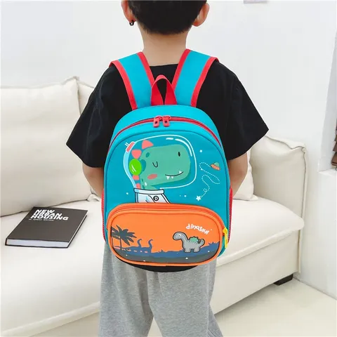 Balo cho bé đi học mẫu giáo 3-6 tuổi họa tiết Khủng Long Phi Hành Gia - Space Dinosaur đáng yêu