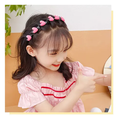 Băng Đô Cho Bé Gái Cài Tóc Phong Cách Hàn Quốc Dễ Thương