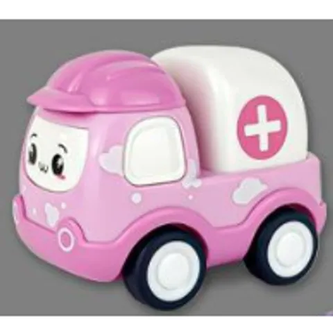Bộ 6 Xe Hơi Đồ Chơi Mini Họa tiết Hoạt Hình Xây Dựng có Dây Cót Cho Bé