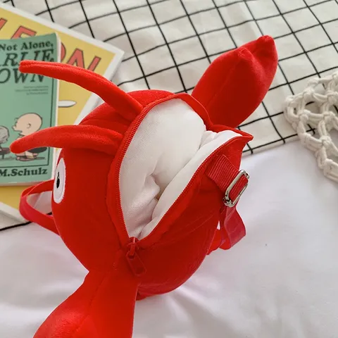 Túi Đeo Chéo Cho Bé Gái Hình Con Tôm Hùm Cực Kỳ Cá Tính