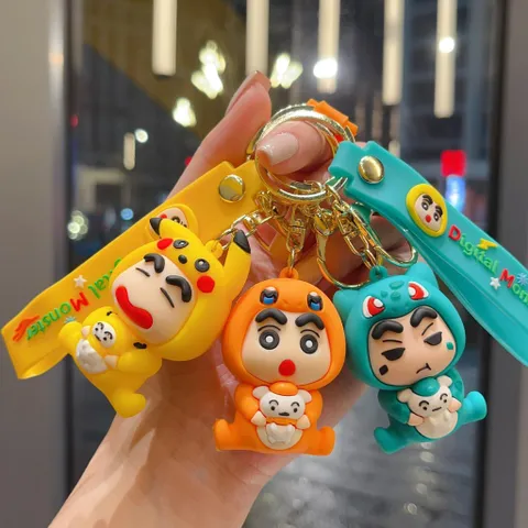 Móc khóa đồ chơi treo balo Shin cậu bé bút chì dễ thương phong cách sành điệu