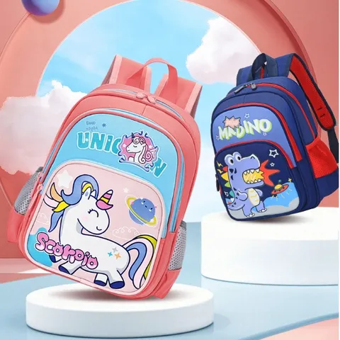 Balo Khủng Long đáng yêu Mr Dino 3 ngăn cho bé đi học mẫu giáo 3-5 tuổi