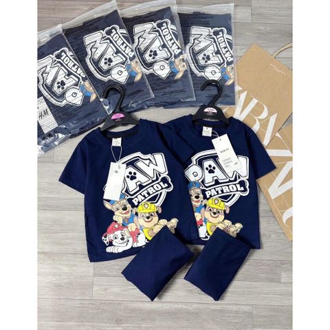 Bộ Cotton mềm mịn cho bé trai PAW PATROL hình Chú Chó Cứu Hộ đáng yêu