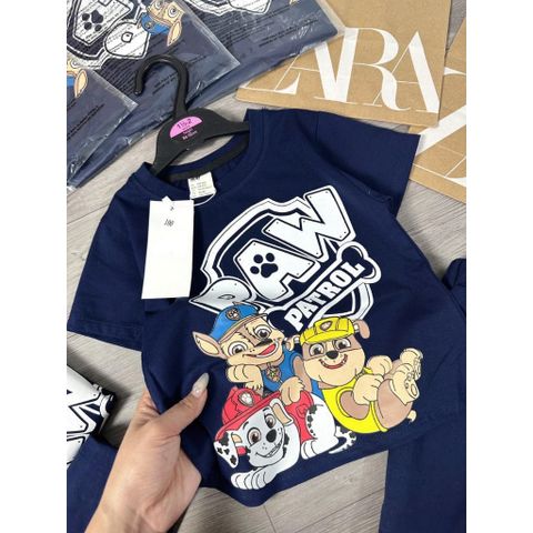 Bộ Cotton mềm mịn cho bé trai PAW PATROL hình Chú Chó Cứu Hộ đáng yêu