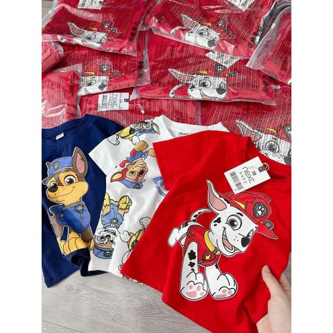 Áo thun bé trai PAW PATROL áo phông cho bé trai hình Chú Chó Cứu Hộ đáng yêu chất cotton 100%
