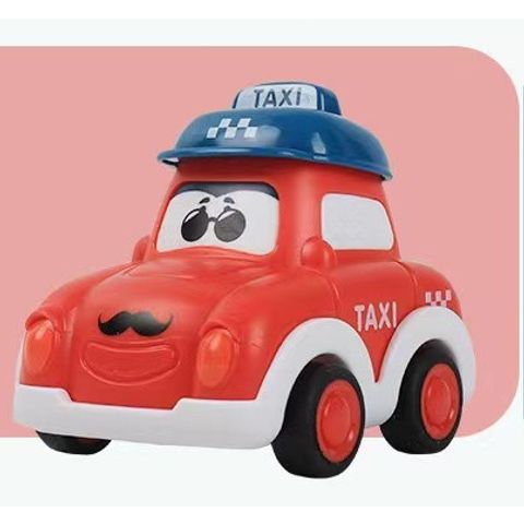 Bộ 6 Xe Hơi Đồ Chơi Mini có Dây Cót Hoạt Hình Dễ Thương Cho Bé