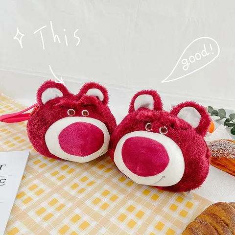 Túi Đeo Chéo Cho Bé Gái Hình Gấu Dâu Lotso Cực Kỳ Cá Tính