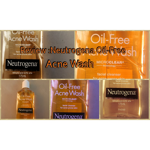 Sữa rửa mặt giảm mụn Neutrogena Oil Free Acne Wash 175ml  240759