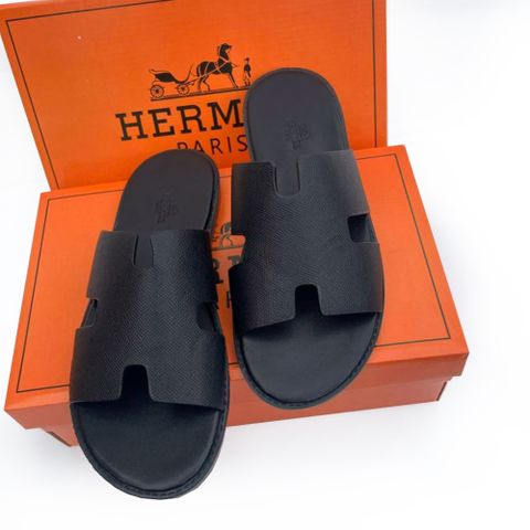 Dép Da Nam Hermes Cao Cấp Đế Cao Su Đúc - Phong Cách Sang Trọng và Tiện Nghi, Đầu Tư Đẳng Cấp cho Phái Mạnh