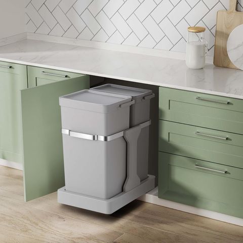 Bộ 2 Thùng Rác Tủ Bếp Eko Deco Duo EK9932 (20L + 15L) - Giải Pháp Tiện Lợi Cho Không Gian Sống Gọn Gàng, Hiện Đại