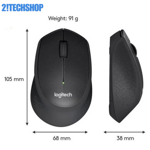 Chuột Không Dây Logitech M330 Silent Plus - Chuột Văn Phòng Yên Tĩnh Công Nghệ SilentTouch, Kết Nối USB Tiết Kiệm Pin, Thiết Kế Công Thái Học