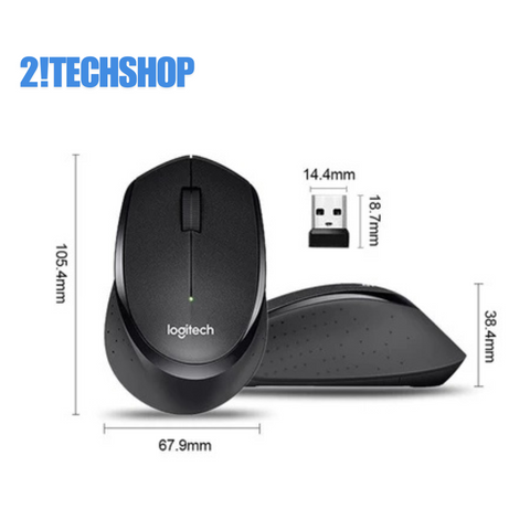 Chuột Không Dây Logitech M330 Silent Plus - Chuột Văn Phòng Yên Tĩnh Công Nghệ SilentTouch, Kết Nối USB Tiết Kiệm Pin, Thiết Kế Công Thái Học