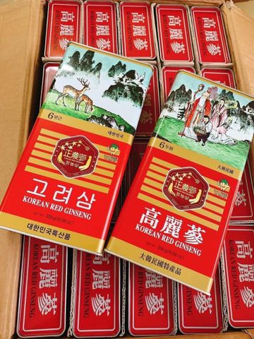 Sâm Khô Nguyên Củ Hộp Thiếc Hàn Quốc - Nhân Sâm Chất lượng Cao, Tăng Cường Sức Khỏe và Năng Lượng, Quà Tặng Ý Nghĩa