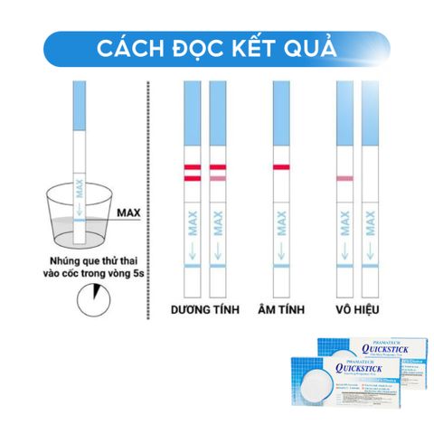 Que thử thai Quickstick chính hãng USA - Phát hiện thai sớm, độ chính xác lên đến 99% chỉ sau 5 phút - Thiết bị y tế hàng đầu Việt Nam