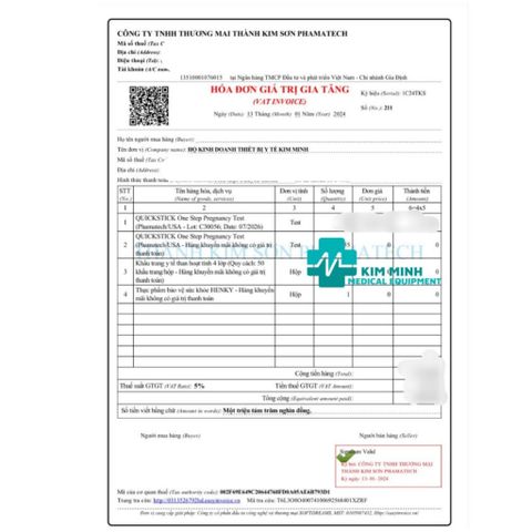 Que thử thai Quickstick chính hãng USA - Phát hiện thai sớm, độ chính xác lên đến 99% chỉ sau 5 phút - Thiết bị y tế hàng đầu Việt Nam