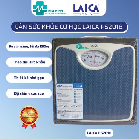 Cân Sức Khỏe Điện Tử Laica PS2018 - Cân Gia Đình Chính Xác Đến 130Kg, Thương Hiệu Ý, Thiết Kế Hiện Đại, Dễ Dàng Sử Dụng