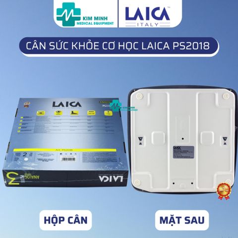 Cân Sức Khỏe Điện Tử Laica PS2018 - Cân Gia Đình Chính Xác Đến 130Kg, Thương Hiệu Ý, Thiết Kế Hiện Đại, Dễ Dàng Sử Dụng