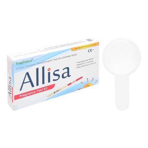 Que Thử Thai Allisa Traphaco Chính Hãng - Xác Định Thai Sớm Nhanh Chóng, Đơn Giản, Chính Xác Trong 7-10 Ngày - Hộp 1 Que