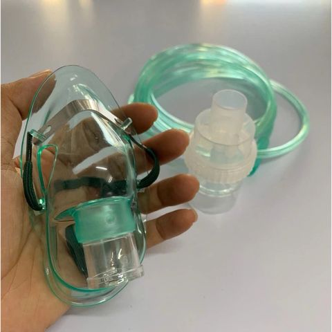 Mặt Nạ Xông Khí Dung Greetmed - Bộ Phụ Kiện Máy Xông Mũi Họng, Chất Liệu PVC An Toàn, Thiết Kế Tiện Lợi Cho Trẻ Em Và Người Lớn