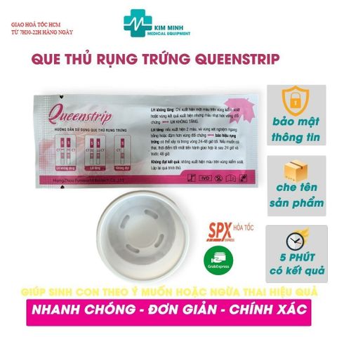 Que Thử Rụng Trứng Queen Strip - Độ Chính Xác 99% Xác Định Ngày Rụng Trứng Dễ Dàng Cho Mẹ Bầu