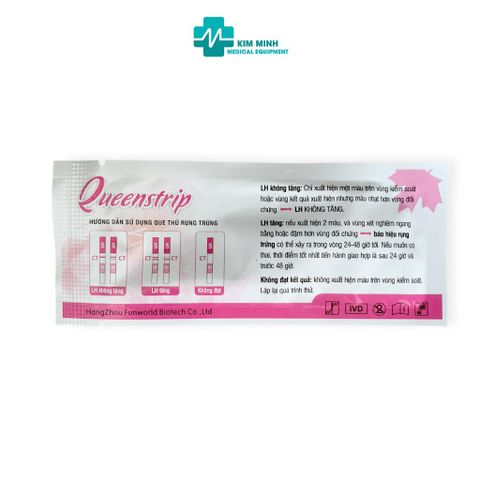Que Thử Rụng Trứng Queen Strip - Độ Chính Xác 99% Xác Định Ngày Rụng Trứng Dễ Dàng Cho Mẹ Bầu