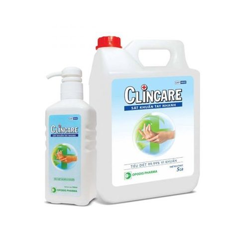 Dung dịch sát khuẩn tay Clincare 500ml - Không cần rửa lại với nước, diệt vi khuẩn hiệu quả, chống cúm, an toàn cho y tế.