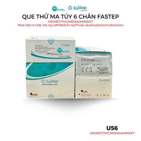 Que thử ma túy 5 chân, 6 chân, 7 chân Fastep - Bộ kit xét nghiệm nhanh, phát hiện các chất gây nghiện 100% chính xác