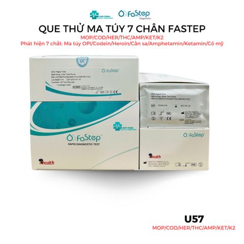 Que thử ma túy 5 chân, 6 chân, 7 chân Fastep - Bộ kit xét nghiệm nhanh, phát hiện các chất gây nghiện 100% chính xác