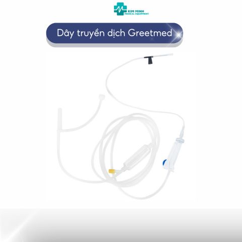 Dây truyền dịch kim cánh bướm Greetmed 22g - Thiết bị y tế an toàn, chính xác cho bệnh nhân truyền tĩnh mạch, dễ sử dụng, không độc hại