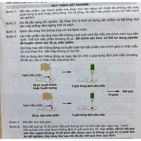 Que Test Nhanh HIV Combo AG/AB Thế Hệ Thứ 4 - Phát Hiện Sớm HIV Tại Nhà - Test Sàng Lọc An Toàn Từ Mỹ