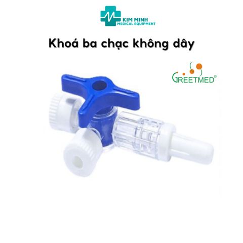 Khóa 3 Chạc Greetmed - Khóa 3 Ngã Có Dây Nối Vô Trùng Đối Với Thiết Bị Y Tế - Nhiều Kích Cỡ 10cm, 25cm, 35cm, 50cm, 100cm