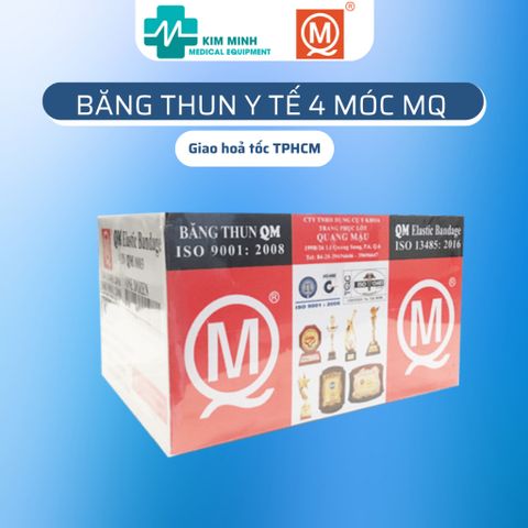 Hộp 12 Cuộn Băng Thun 2in 1 Móc - Chất Liệu Cotton Co Giãn 180-200%, Phục Hồi Chấn Thương, Dùng Trong Y Tế, Thiết Bị Sơ Cấp Cứu