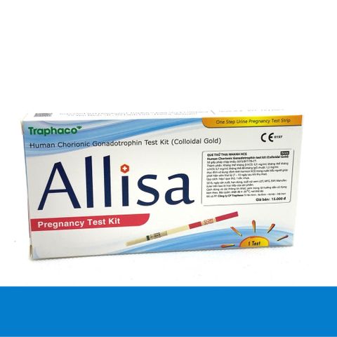 Combo 10 Que Thử Thai ALISA Traphaco Với Cốc - Phát Hiện Thai Sớm Chính Xác, Dễ Dùng, Chuẩn Châu Âu