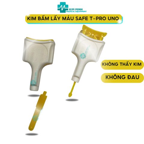 Kim Lấy Máu Không Đau Accu-Chek Safe-T-Pro Uno - Thiết Bị Y Tế An Toàn, Dễ Dàng Sử Dụng Cho Người Tiểu Đường, Trẻ Em, Mới Sinh