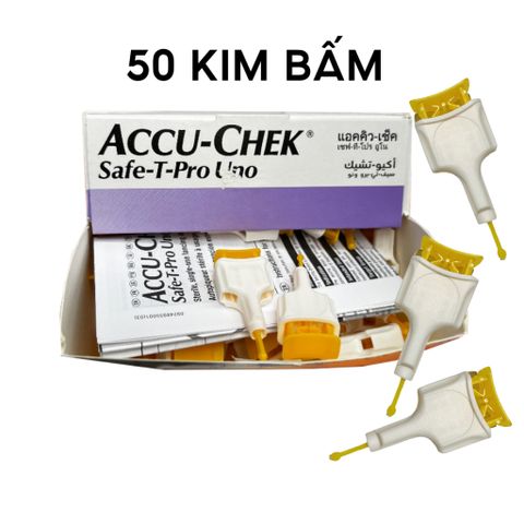 Kim Lấy Máu Không Đau Accu-Chek Safe-T-Pro Uno - Thiết Bị Y Tế An Toàn, Dễ Dàng Sử Dụng Cho Người Tiểu Đường, Trẻ Em, Mới Sinh