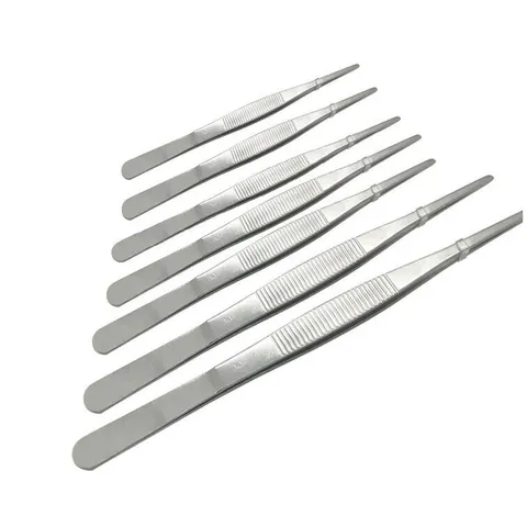Nhíp Gắp Y Tế Pakistan 18cm, 12cm - Nhíp Phẫu Thuật Thép Không Gỉ, Chất Lượng Cao Dùng Trong Y Tế và Gia Đình