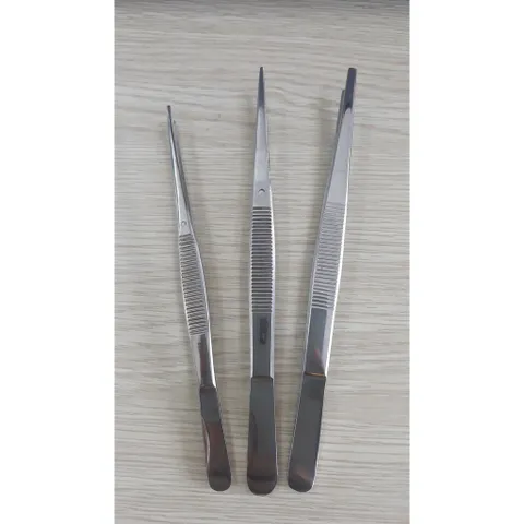 Nhíp Gắp Y Tế Pakistan 18cm, 12cm - Nhíp Phẫu Thuật Thép Không Gỉ, Chất Lượng Cao Dùng Trong Y Tế và Gia Đình